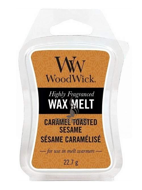 Woodwick Caramel Toasted Sesame Карамель и поджаренный кунжут аромавоск