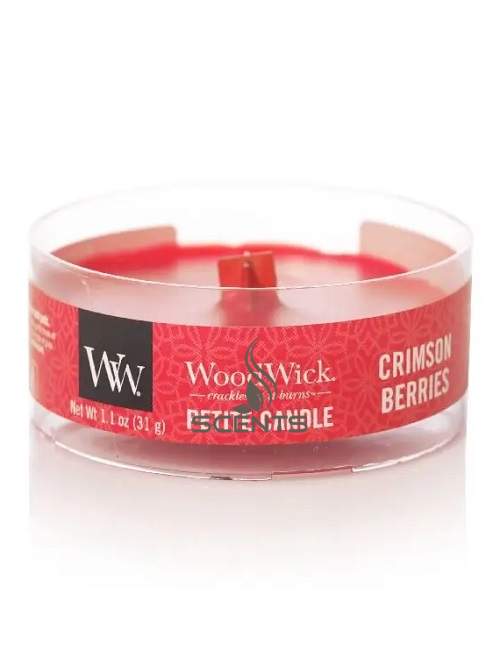 Woodwick Petite Crimson Berries Різдвяні ягоди ароматична свічка