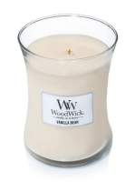Woodwick Vanilla Bean свеча ароматическая Стручок ванили Medium